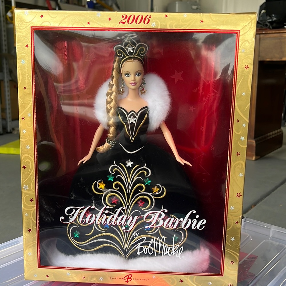 2006 Holiday Barbie with Bob Mackie